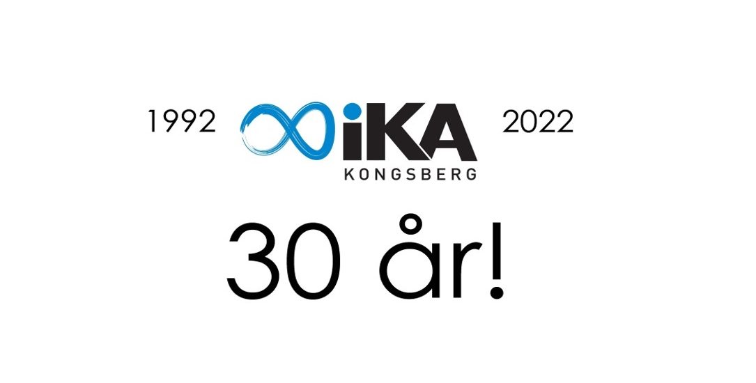 IKA kongsberg 30 år. 1992 til 2022