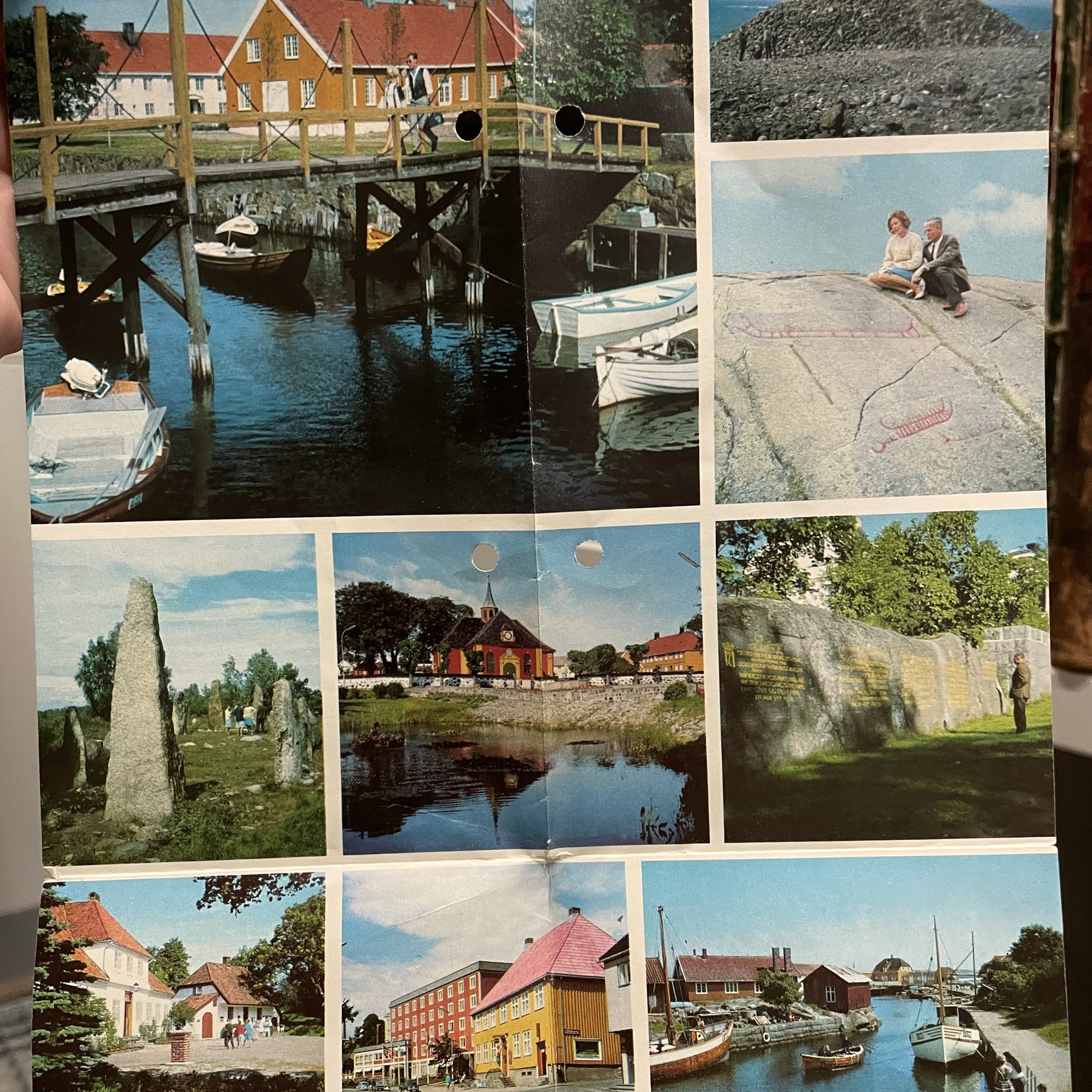 Brosjyre på tysk fra Larvik turistkontor i 1976. 
