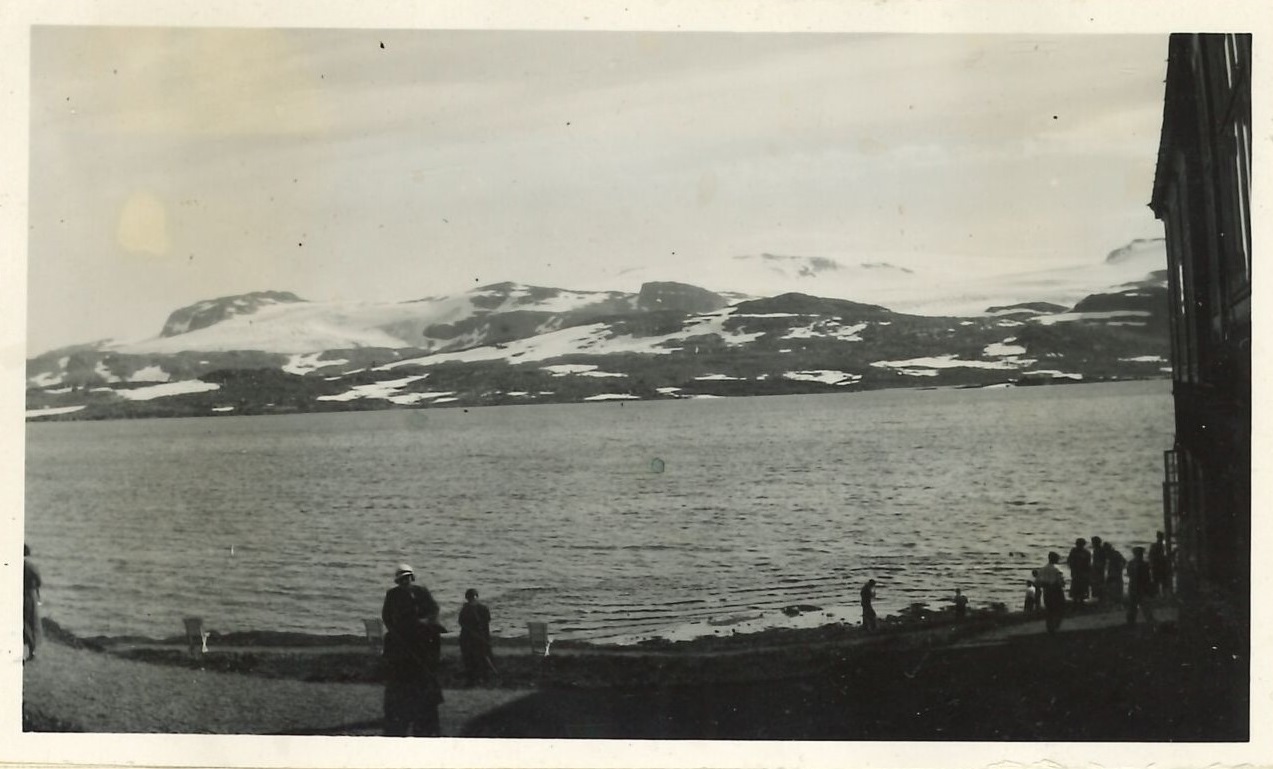Hardangerjøkulen sett fra Finse i 1934